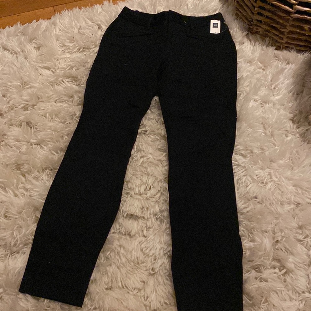 NWT Gap curvy skinny work pants in black